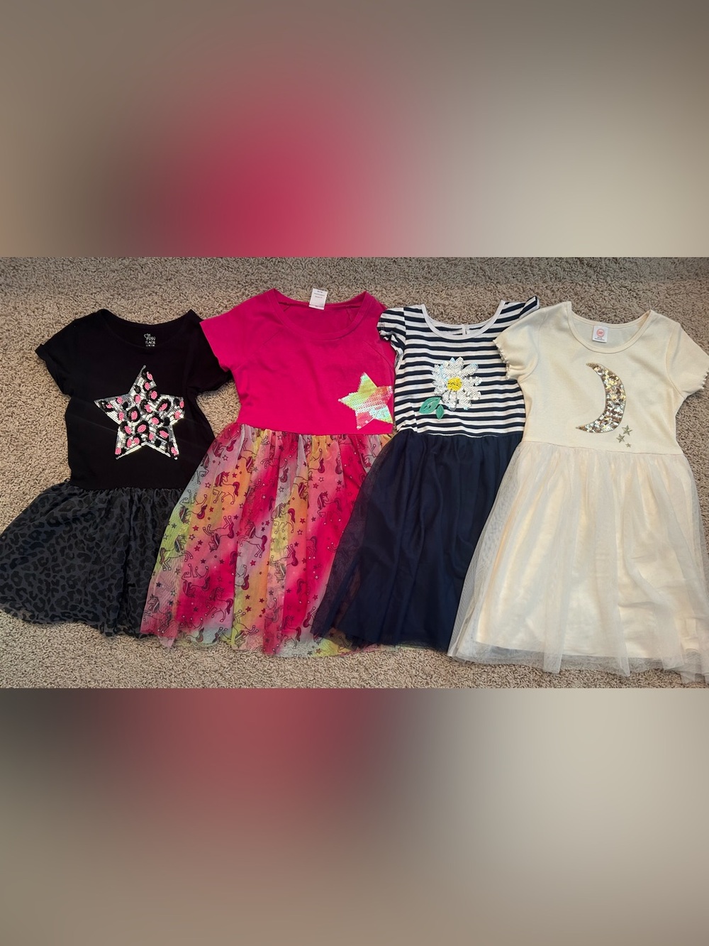 Lot of 13 Girls Size M 7/8 Medium Dresses - sundresses, tulle, fashion, Spring - Picture 2 of 10